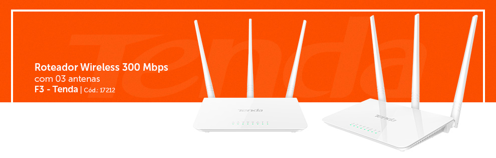 Roteadores Wireless 300mbps F3