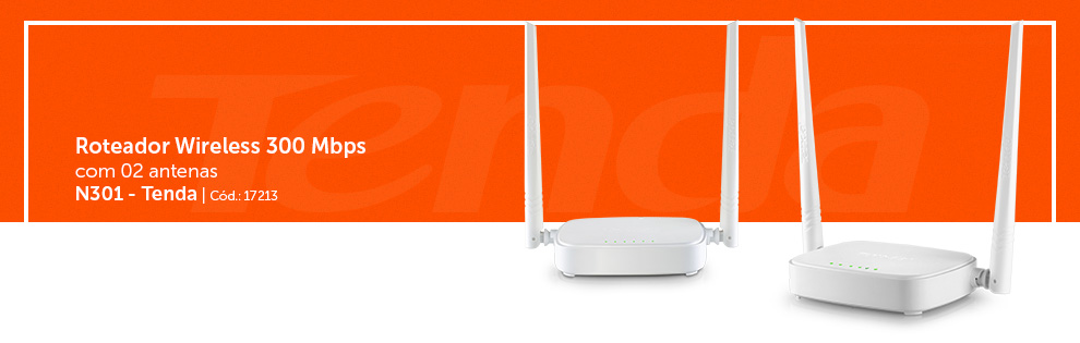 Roteadores Wireless 300mbps n301